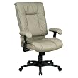 WorkSmart EX9382 Executive High Back Leather Chair