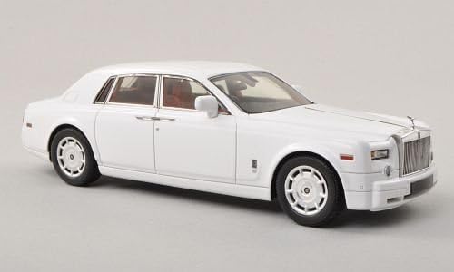 Rolls Royce Phantom, white, RHD, 2009, Model Car, Ready-made, TrueScale Miniatures 1:43