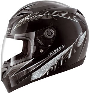 SHARK S700 Logo, schw./anth. glänzend, Gr. M