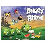 Mattel Angry Birds 24 Piece Puzzle Scene 2 Pigs Going After Eggs