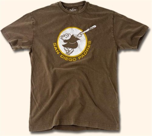 San Diego Padres Brass Tacks Logo T-Shirt By Red Jacket Size XXL