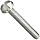 Zinc Plated Steel Machine Screw, Binding Head, Slotted Drive
