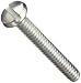 Zinc Plated Steel Machine Screw, Binding Head, Slotted Drive, #2-56, 1/4" Length (Pack of 100)
