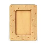 Package of 2- Hand Painted Folk Art Styled Star Photo Frame