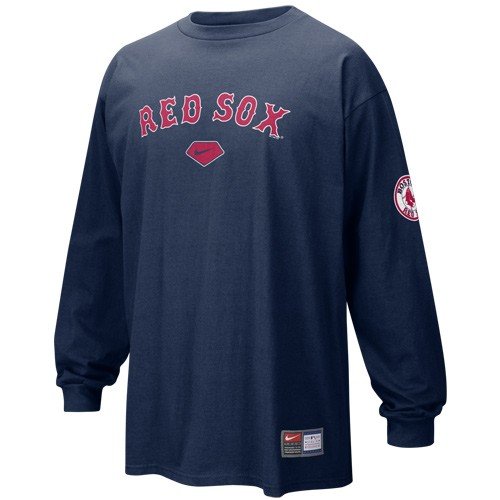 Buy Nike Boston Red Sox Navy Blue Practice Long Sleeve T-shirt online at Discounted New and Used prices. Delivered to your door with Off-The-Bookshelf.