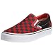 Vans Unisex Classic Slip-On Skateboarding Shoe black/formula one Checkerboard VEYE36M 10 UK