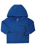 Dinosaur fleece top Blue 0/3 MNTHS