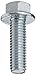 Steel Hex Bolt, Grade 8, Zinc Plated Finish, Serrated, Flange Hex Head, External Hex Drive, Meets IFI 111/SAE J429, Flanged, Serrated, 1