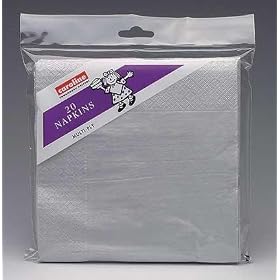 Catering Tableware | Napkins 33cm Silver