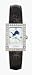 Detroit Lions Ladies Allure Black Leather Strap Watch
