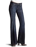 7 For All Mankind Women's Petite Dojo Trouser Jean in New York Dark, New York Dark, 26