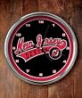 New Jersey Devils Chrome Clock