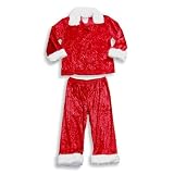 Dream Apparel - Girls Long Sleeve Pajamas, Red