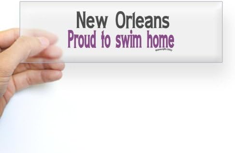CafePress Sticker (Bumper) - NOLA PTSH Bumper Sticker - Clear