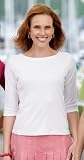 Port Authority - Ladies Soft Touch 3/4 Sleeve Ballet Neck Shirt