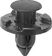 Nissan or Universal Fender Push Type Retainers Clips (Hole Size 8MM, Head Diameter 20MM, Stem Length 9MM) - Replace # 01553-09321 - Package of 12