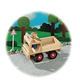 Fagus Unimog lenkbar Holz