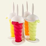 Orka by Mastrad Popsicle Molds, Set of 4