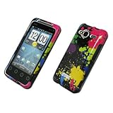 EMPIRE Paint Splatter Design Hard Case Cover for Sprint HTC EVO Shift 4G