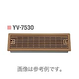 【個人宅配送不可】【6セット】 ルームガラリ 風量調節機能なし ナチュラル 274×90×38.4mm YV-7530-NL 内装 床下 換気用 JOTO 城東テクノ アミ【代不】