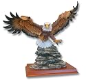 Eagle Figurine American Bald Eagle Wildlife Collectible Statue