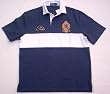 Mens Polo Ralph Lauren Navy & White Rugby Shirt with Lion Crest