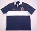 Mens Polo Ralph Lauren Navy & White Rugby Shirt with Lion Crest