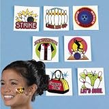 Bowling Tattoos - Pack of 72