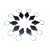 10 X LED MINI MICRO BLACK KEYCHAIN KEY RING SUPER FLASH BRIGHT FLASHLIGHT WHITE LIGHT