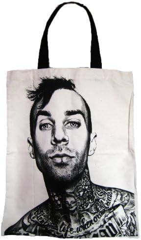 Travis Barker Musician Hip Hop Rap Rock Canvas Cotton Tote Bag