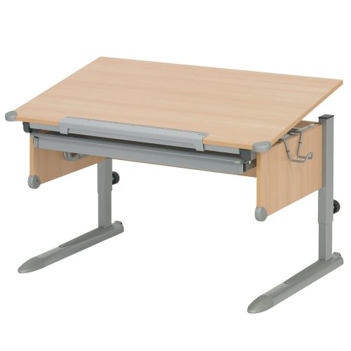 Kettler 06604-272 College Box Kinderschreibtisch silber / Buche Kettler 06604-272 College Box Kinderschreibtisch silber / Buche