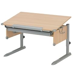 Kettler 06604-272 College Box Kinderschreibtisch silber / Buche