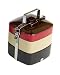 Kitchen & Housewares : Vivo Square Bento Box, Black, Red, Tan, Brown