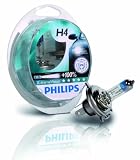 Philips 12342XVS2 X-treme Vision +100% H4 Scheinwerferlampe, 2er Kit