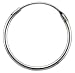 Jewelry : 5/8" ( 15 mm ) Diameter Sterling Silver Endless Hoop Earrings,