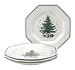 Nikko Ceramics Christmastime Dinner Plates, Set of 4