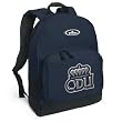 ODU Logo Backpack Navy Blue Old Dominion University for Travel or School Bags - Best Unique Gifts For Boys, Girls, Adults, College Students, Men or Ladies