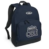 ODU Logo Backpack Navy Blue Old Dominion University for Travel or School Bags - Best Unique Gifts For Boys, Girls, Adults, College Students, Men or Ladies