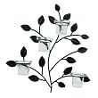 Black Wire Leaf Wall Sconce
