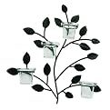 Black Wire Leaf Wall Sconce