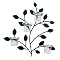 Black Wire Leaf Wall Sconce