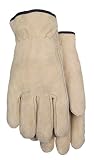 Midwest Gloves and Gear 432-2XL,  Brushed Suede Cowhide Leather Glove,  Extra Large, 2 Pack