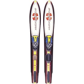Hydroslide Adult Shaped Combo Water Skis with Bindings - 54in