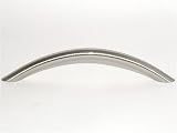 Large Curved Wire Pull - Large Curved Wire Pull in Brushed Satin Nickel