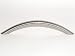 Large Curved Wire Pull - Large Curved Wire Pull in Brushed Satin Nickel