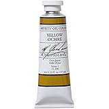 M. Graham Artist Oil Paint Yellow Ochre 1.25oz/37ml Tube
