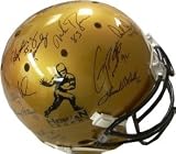 George Rogers Autographed/Hand Signed Heisman Trophy Winners Full Size Authentic Gold Schutt Helmet-