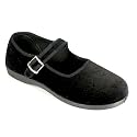 SASSIE-09 Velvet M/J Blk Canvas Shoes