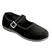 Demonia Shoes Women's SASSIE-02, Mary Jane Canvas Shoe