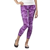 Xhilaration® Juniors Tie Dye Legging - Plum Motion/Iriz Mauve